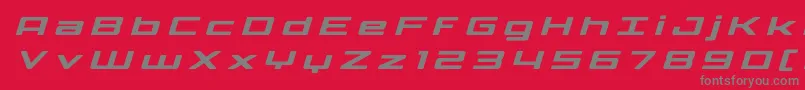 fuente Phoenicialowercasetitleital – Fuentes Grises Sobre Fondo Rojo
