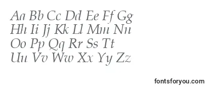 PalatinoLtItalic-fontti
