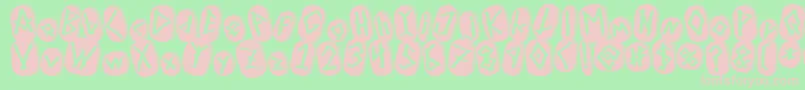 RunezOfOmega Font – Pink Fonts on Green Background