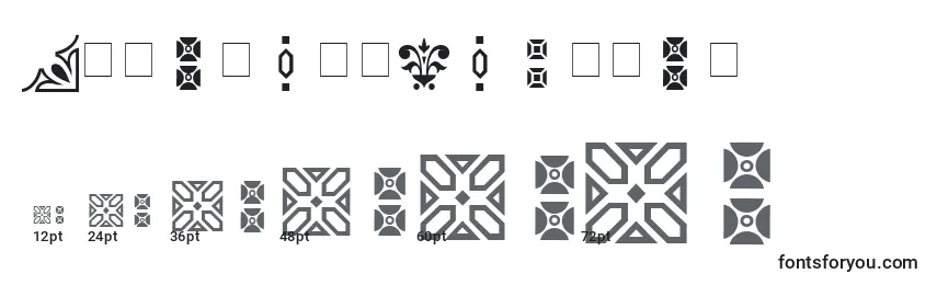 OrnamentRegular Font Sizes