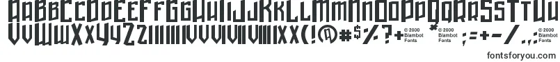 Шрифт WinterInGotham – знаменитые шрифты