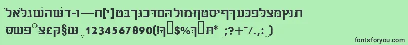 More about Sabrassk Font Sabrassk Font – Black Fonts on Green Background
