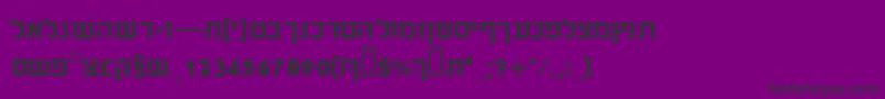 Weitere Informationen zur Sabrassk-Schriftart Sabrassk-Schriftart – Schwarze Schriften auf violettem Hintergrund