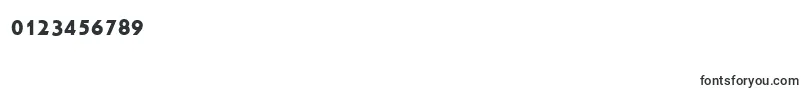 Sabrassk-Schriftart – Schriften für Zahlen und Nummern