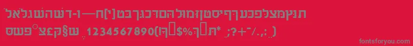 Подробнее о шрифте Sabrassk Шрифт Sabrassk – серые шрифты на красном фоне