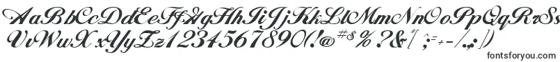 GeSignatureScript-Schriftart – Menü-Schriften