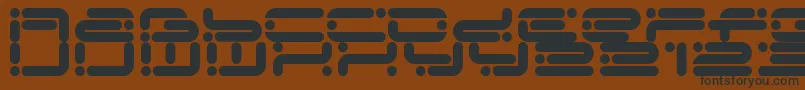 Chicory Font – Black Fonts on Brown Background