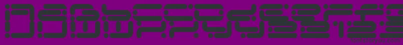 Chicory Font – Black Fonts on Purple Background