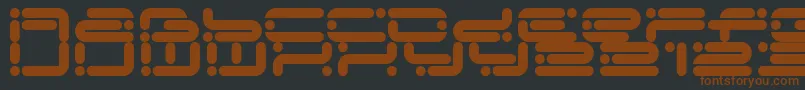 Chicory Font – Brown Fonts on Black Background
