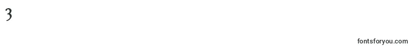 EffloresceBd Font – Fonts for Digit 3