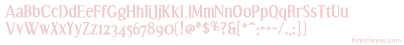 EffloresceBd Font – Pink Fonts on White Background