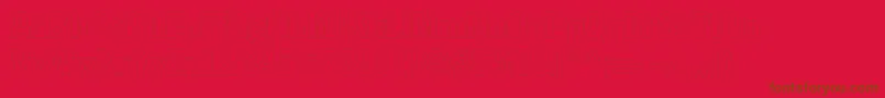 Fagotcondoutlinec Font – Brown Fonts on Red Background