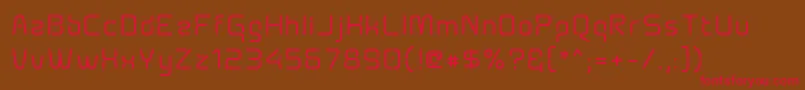 Aunchantedxspace ffy Font – Red Fonts on Brown Background