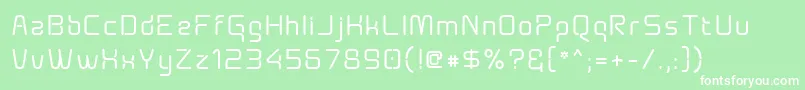 Aunchantedxspace ffy Font – White Fonts on Green Background
