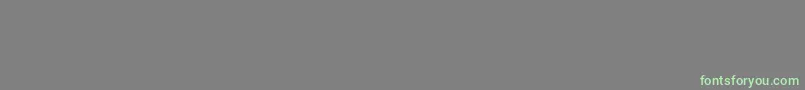 BenguiatGothicBlackitalic-Schriftart – Grüne Schriften auf grauem Hintergrund