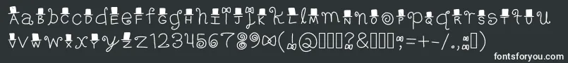 Fancy Font – White Fonts