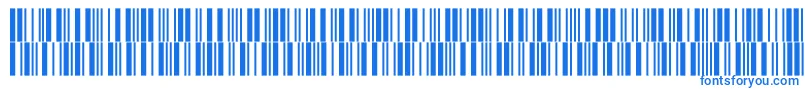 フォントV300018 – 白い背景に青い文字