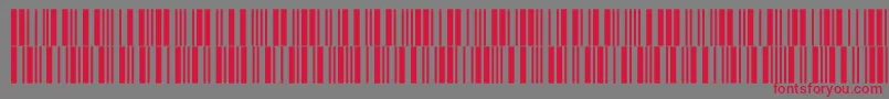 Fonte V300018 – fontes vermelhas em um fundo cinza