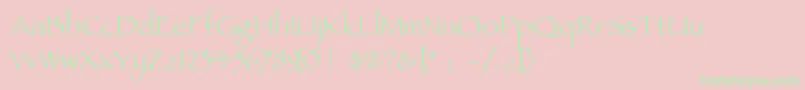 Подробнее о шрифте Ancientscript Шрифт Ancientscript – зелёные шрифты на розовом фоне