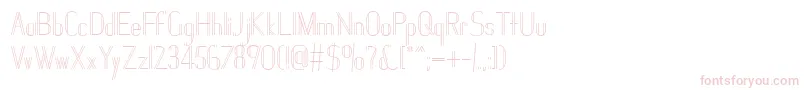 Janesville51 Font – Pink Fonts on White Background