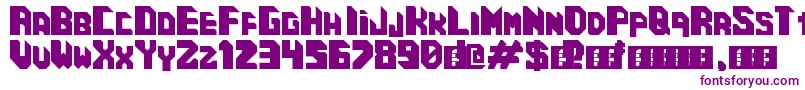 CosmicCube-fontti – violetit fontit
