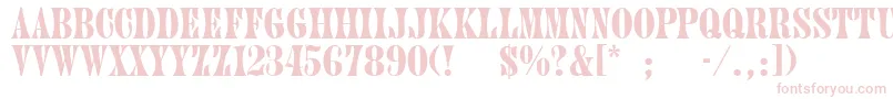 Jenniferthin Font – Pink Fonts on White Background