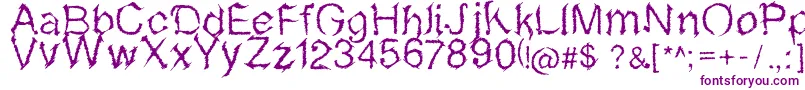 Police Sketchvetica – polices violettes