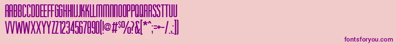 AaHigherup Font – Purple Fonts on Pink Background