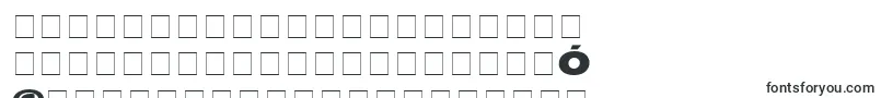 フォントErieblk2 – バシキール文字