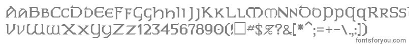 Шрифт PhyllisRegular – серые шрифты на белом фоне