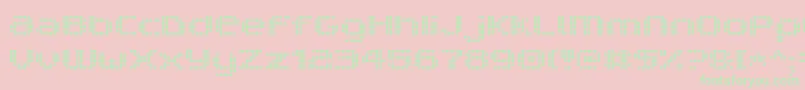 V5prd Font – Green Fonts on Pink Background