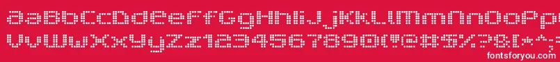 V5prd Font – White Fonts on Red Background