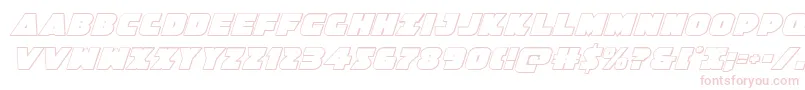 Jedisf3Dital Font – Pink Fonts on White Background