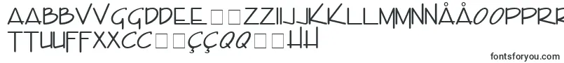 フォントEnviroitcNormal – ウズベク文字