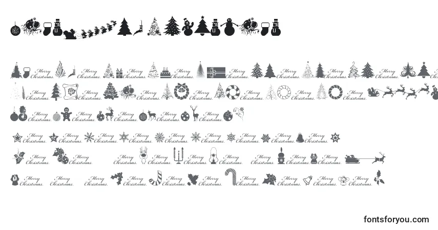 XmasTfbChristmas Font – alphabet, numbers, special characters