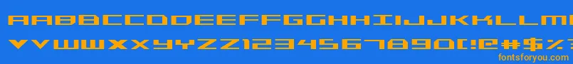 Lisätietoja Triremecond-fontista Triremecond-fontti – oranssit fontit sinisellä taustalla