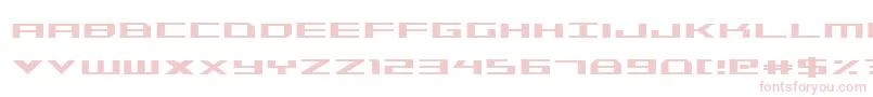 Шрифт Triremecond – розовые шрифты на белом фоне