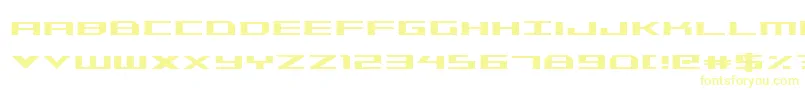 Шрифт Triremecond – жёлтые шрифты