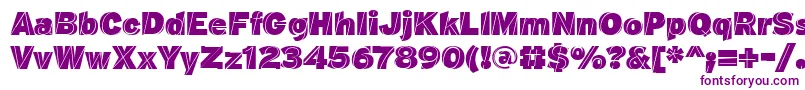J.M Font – Purple Fonts on White Background
