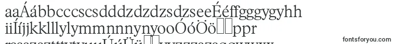 Шрифт FranciscoserialLightRegular – венгерские шрифты