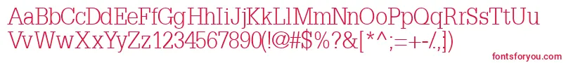 InstallationlightsskBold Font – Red Fonts