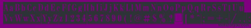 BodonicameocttRegular Font – Black Fonts on Purple Background