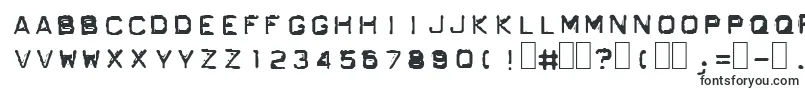 Ordnerin-fontti – Alkavat O:lla olevat fontit