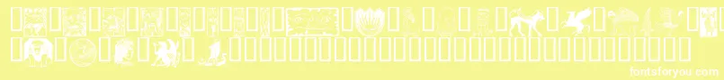 fuente Fabeldyr – Fuentes Blancas Sobre Fondo Amarillo