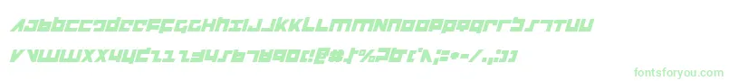 Flightcorpsi Font – Green Fonts on White Background