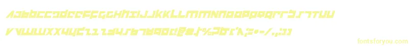 Flightcorpsi Font – Yellow Fonts on White Background