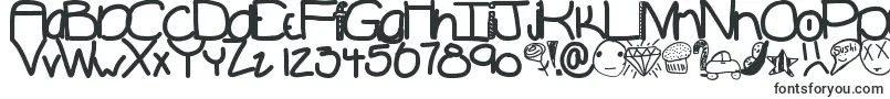 Movingon-fontti – Logofontit