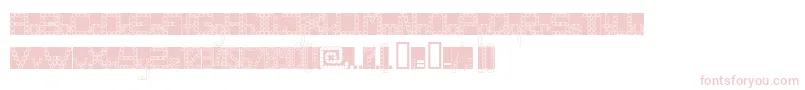 Panghobl Font – Pink Fonts on White Background
