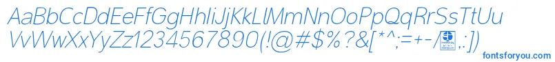 MalterSansThinItalicDemo Font – Blue Fonts