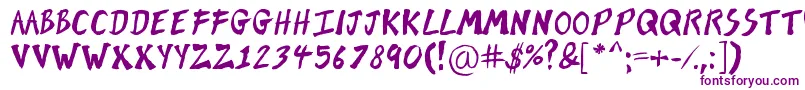 BrushOfKent Font – Purple Fonts